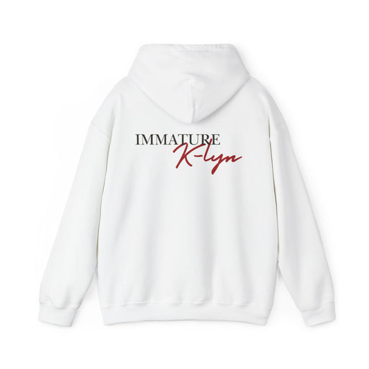 Custom Name Hooded Sweatshirt - Immature K-Lyn Design for Casual Style